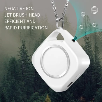 

1Pcs Portable Hanging Neck Air Purifier In Addition To Formaldehyde Negative Ion Air Purifier Negative Ion Oxygen Bar Purifier