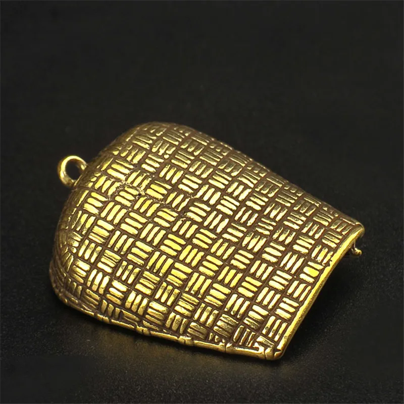 rat corn keychain pendants brass (1)