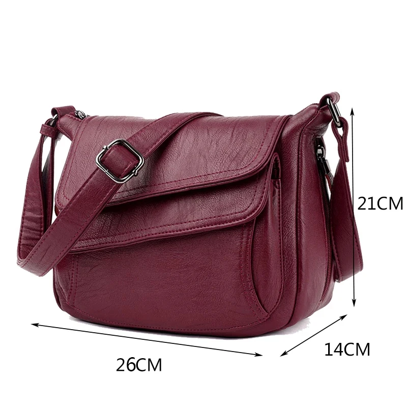 Women handbags leather shoulder bag Leather Handbags Women Bags Designer Summer Style Female Shoulder Messenger Bag