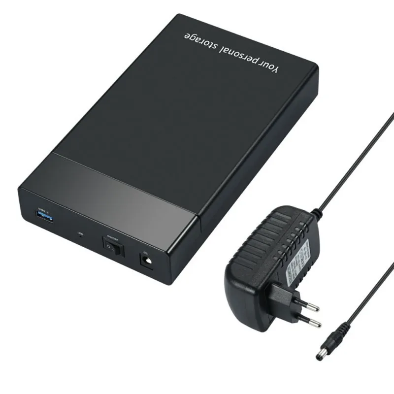 Черный 2,5/3,5 дюйма USB3.0 SATA Мобильный жесткий диск коробка ASM 1153E портативный ABS жесткий диск коробка