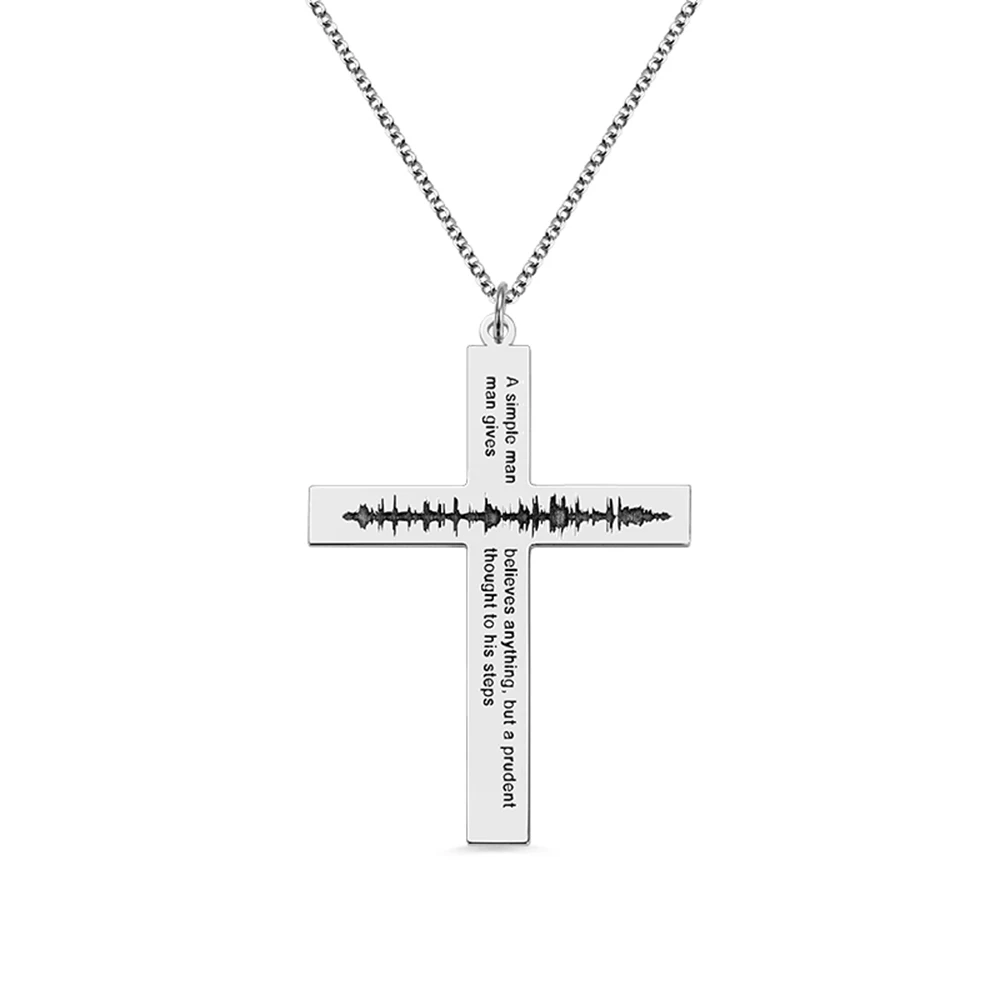 YAFFIL New Style Cross Pendant Can Be Swivel Open Put Writing Paper Gift  Stainless Steel Necklace - AliExpress