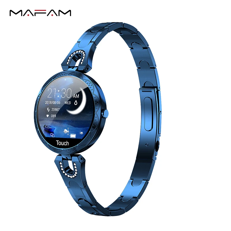MAFAM, Смарт-часы, браслет для женщин, кровяное давление, здоровье, браслет, фитнес-трекер, Смарт-часы, пульсометр, водонепроницаемый