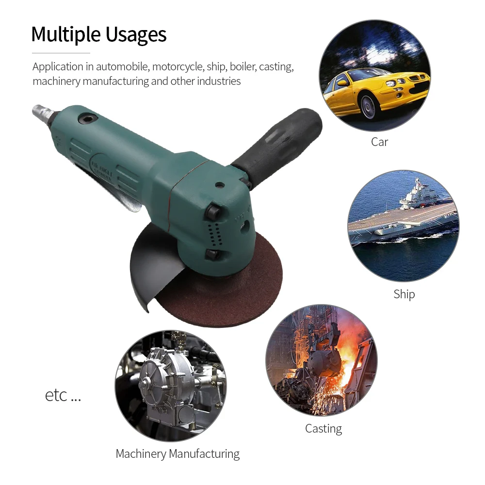 

Lightweight 4" Air Angle Grinder Polishing Machine Air Grinder