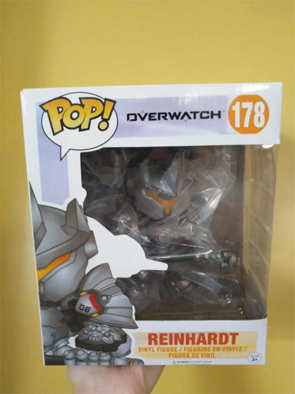Funko Pop OverWatche 15 см игровой персонаж Reinhardt Wilhelm Виниловая фигурка
