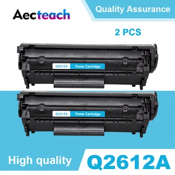 

Aecteach 2PCS Q2612A q2612 12a 2612 toner cartridge 2612a for HP LaserJet 1010 1012 1015 1020 3015 3020 3030 3050 1018 1022N