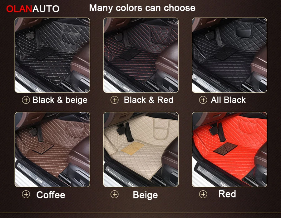 Кожаные автомобильные коврики для hyundai Sonata 2006-2013 пользовательские коврик для ног автомобиля ковровое покрытие левый привод