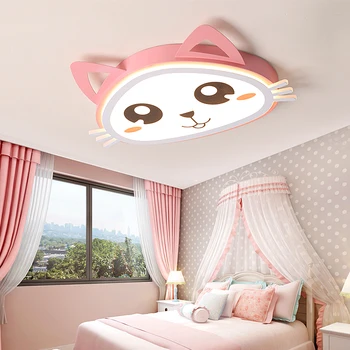 

Verllas Modern led ceiling light cat pink Cartoom lights for children room bedroom lighting kids baby girls home ceiling lamp