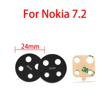 

5pcs/lot Camera Glass For Nokia 7.2 Rear Back Camera Lens Glass + Sticker