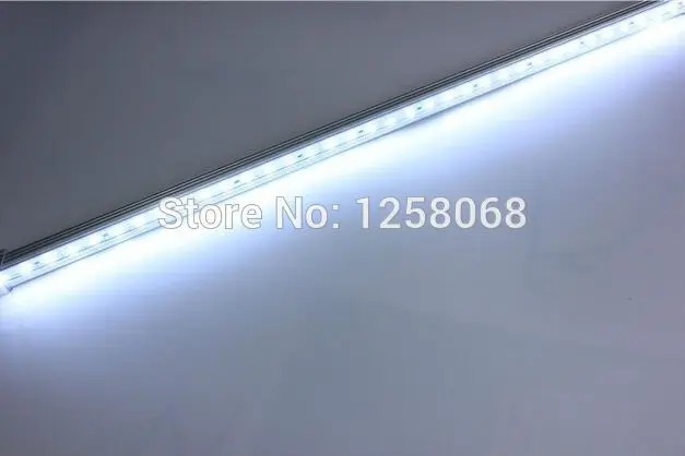 Fanlive 30 шт./партия 72led 5630 SMD 20 Вт/м Светодиодные Автомобильные трубы для потолка Бар свет 12В Dc24v твердая полоса подвешивания лампа натуральный белый