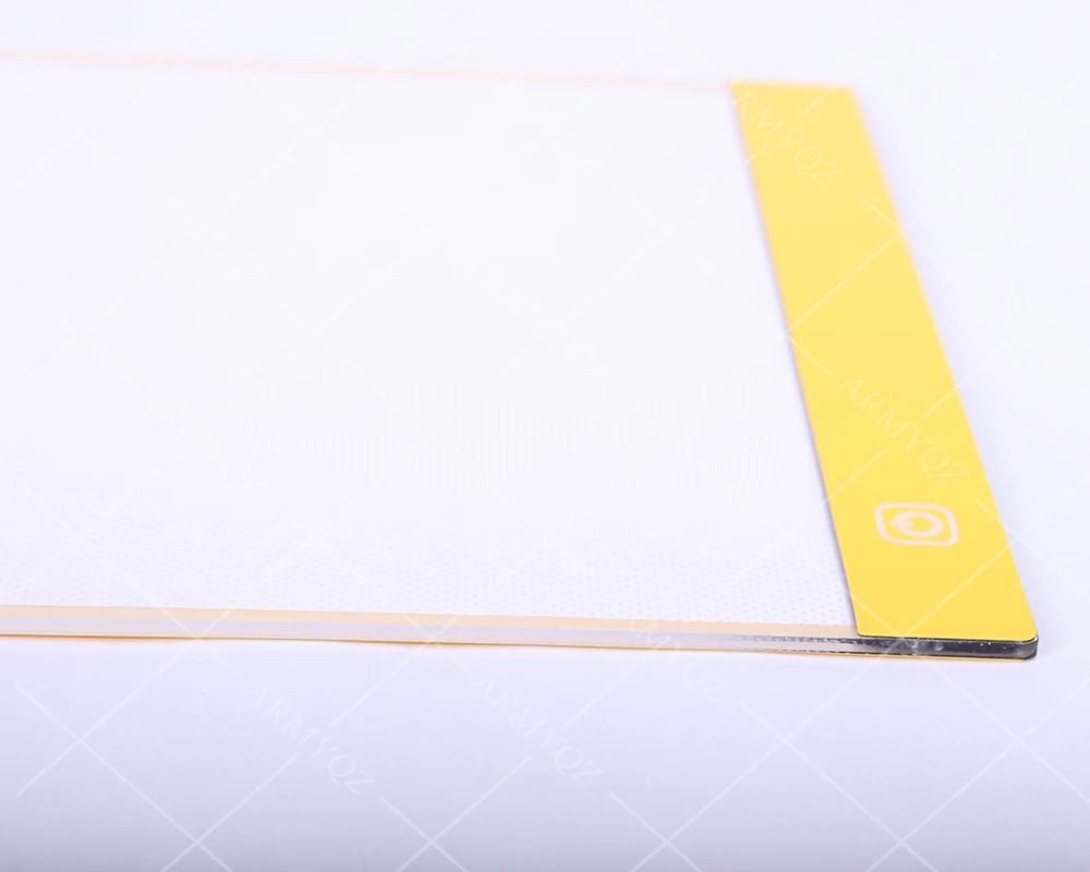 Yellow Digital Tablet A4 Led Artist Thin Art Stencil Drawing Board Light Box Tracing Table Pad Diamond Painting Accessories