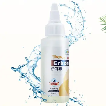 

60ml New Pet Ear Drops Dog Cat Deaf Ears Oil Puppy Kitten Against Infection Sources Cleaner Mites Killer