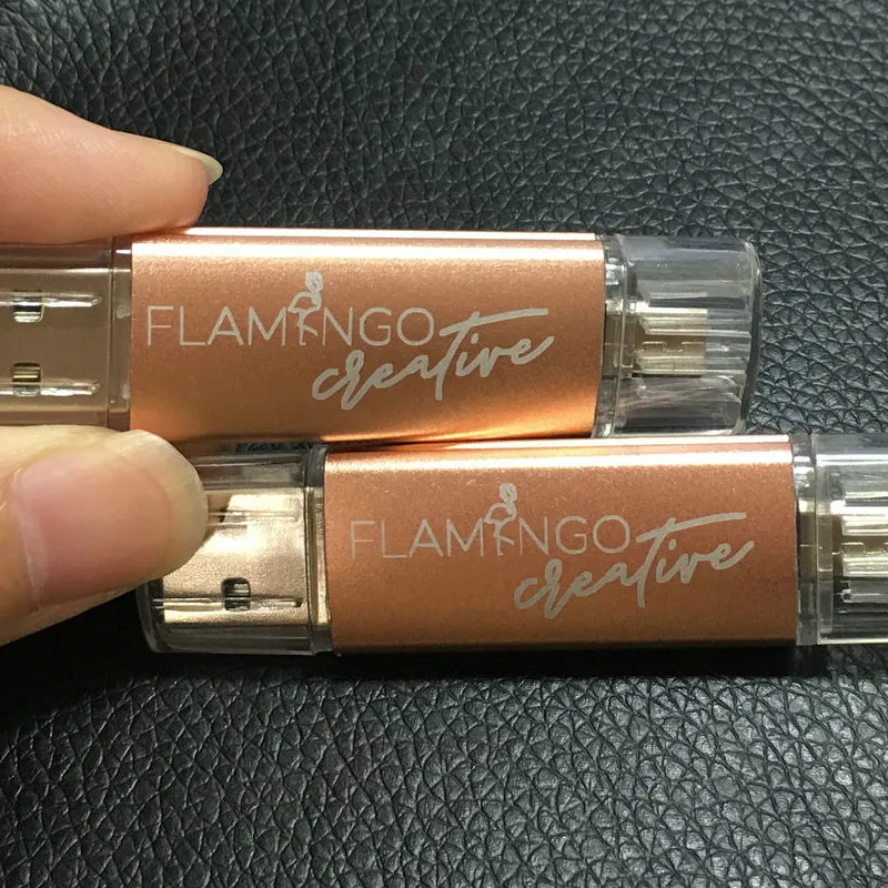 Яркий микро OTG USB флэш накопитель 4 ГБ 8 32 16 для Andriod телефона/PC свадьбы/фотографии