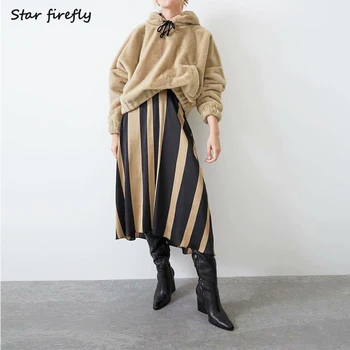 

Star firefly fleece thick warm Sweatshirt women 2019 autumn winter faux fur kangaroo pocket hooded hoodies female