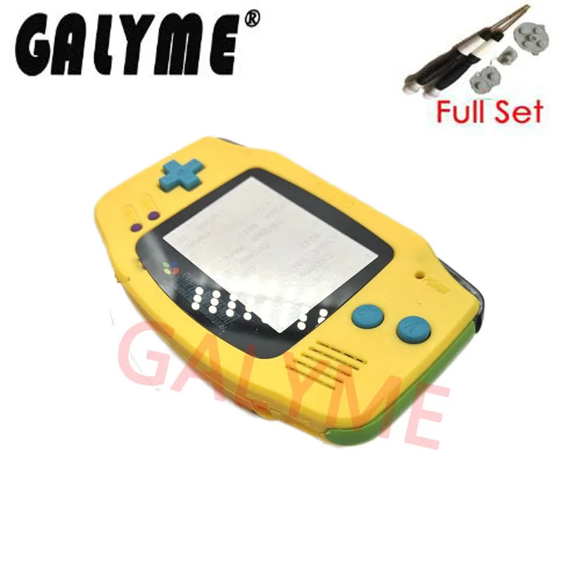 Желтый чехол для игровой консоли Nintendo GBA|Чехлы| |