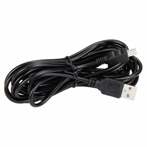 차량용 충전 곡선 미니 마이크로 USB 케이블, 자동차 DVR 카메라 비디오 레코더, GPS, 패드, 모바일용, 케이블 길이 3.5m (11.48ft) 6