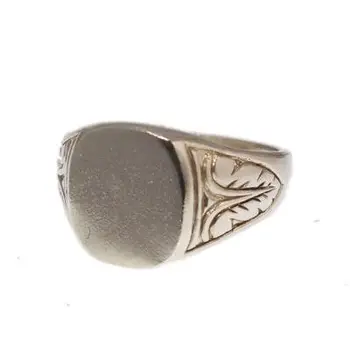 

Silver stamp Knight semi square with losbrazos prints