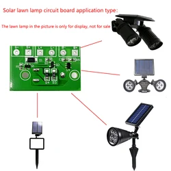 Circuit imprimé de contrôle de la lumière lanterne LED, 3.7V 1A, Module de contrôle de batterie au Lithium pour lampe solaire à Induction Photo 