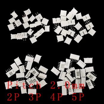 

50/100PCS PH2.0 2Pin 3Pin 4Pin 5 Pin Pitch 2.0mm JST Plug Socket Shell Terminal Male Female Plastic Housing Pin Header Connector