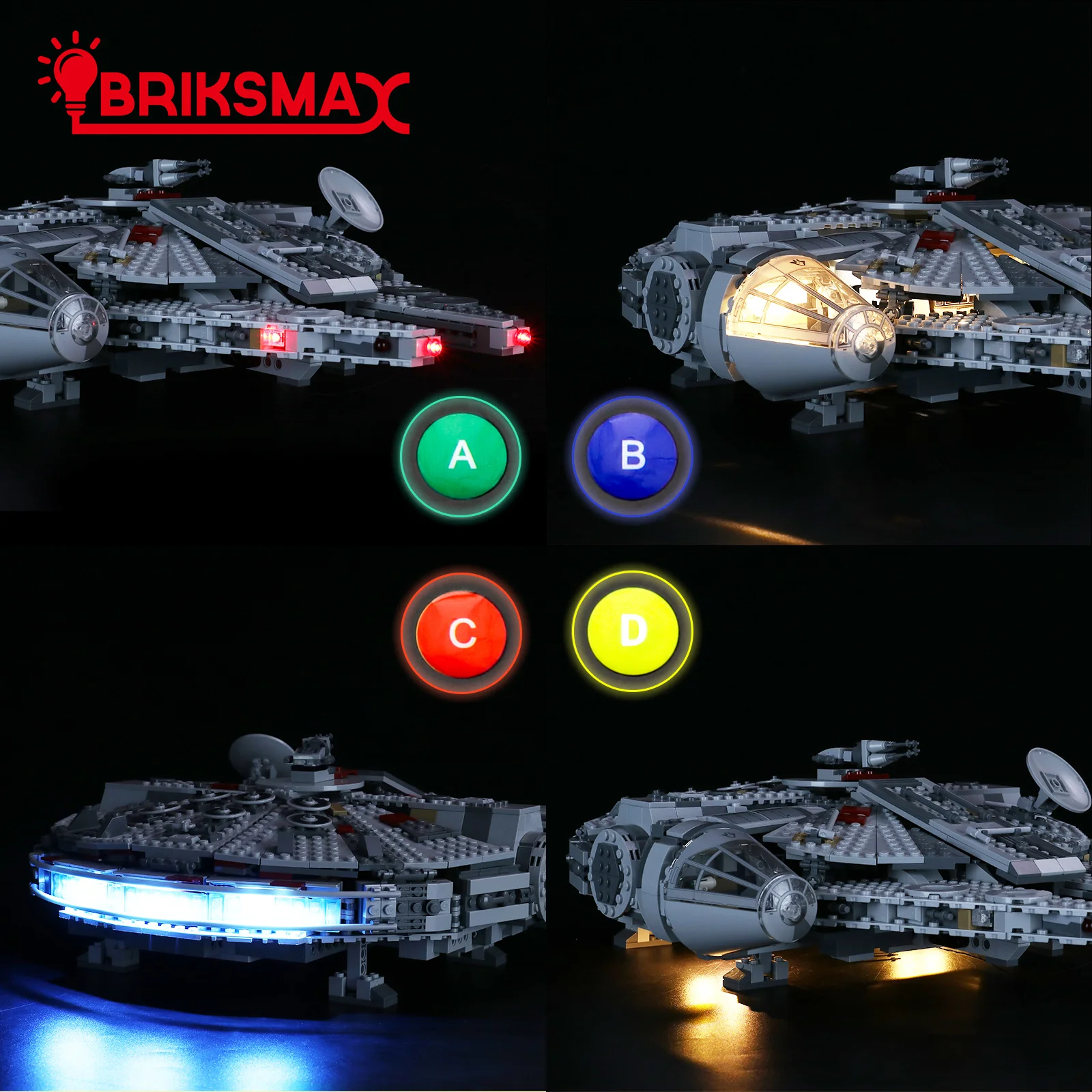 BRIKSMAX Led Beleuchtungsset für Lego Star Wars R2-D2 - Compatible