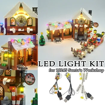 

LED Bricks Decorative Lights Kit for 10245 Santa's Work Shop Building Blocks Toys Only Lighting