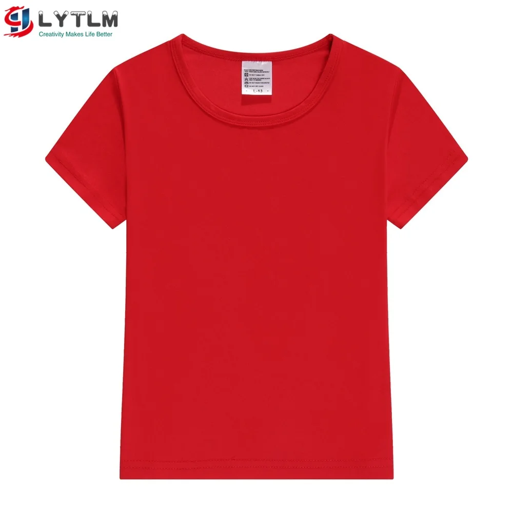 LYTLM/детская черная рубашка футболки для мальчиков из модала Camiseta/рубашки для девочек футболки для девочек размер 8 vetement fille Детская футболка с металлическим принтом - Цвет: Красный