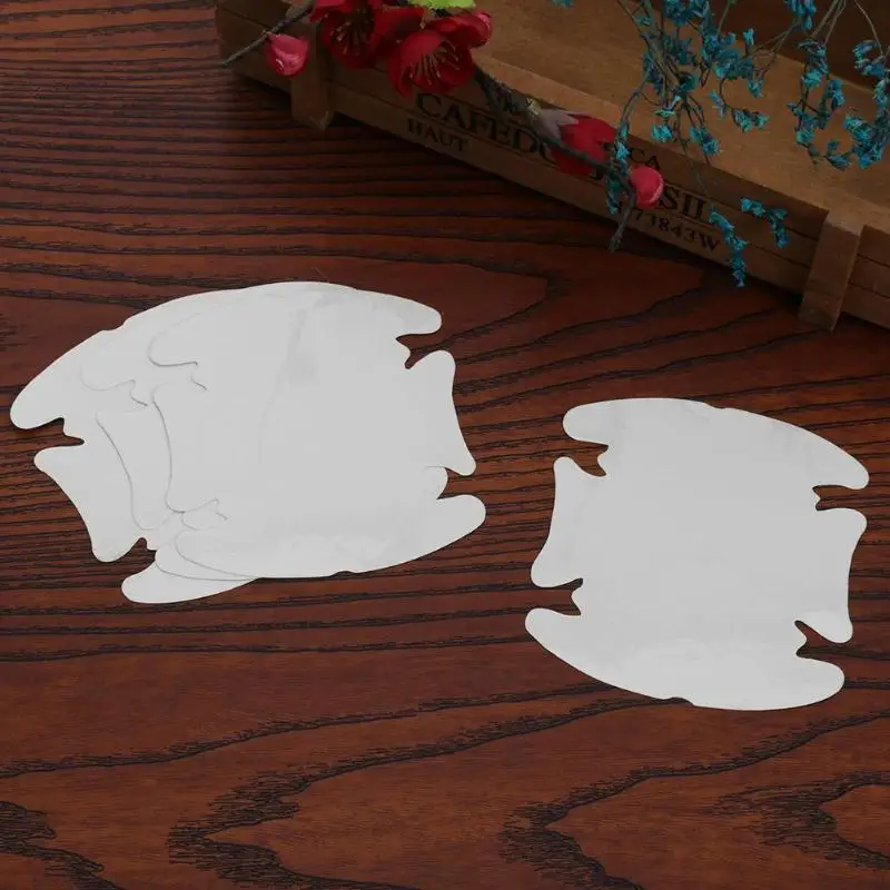 

4Pcs Car Door Handle Scratches Guard Protector Sticker Protective Cover Invisible Clear Urethane Film 3M New Useful