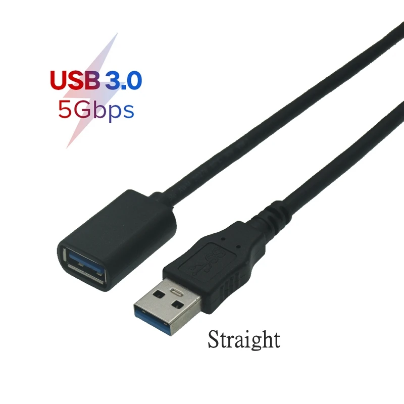 1M 3FT 30cm 50CM USB 3.0 Right Left Up Down Angle 90 Degree Extension 5Gbps USB 3.0 Cable Male To Female Adapter Cord USB Cable 