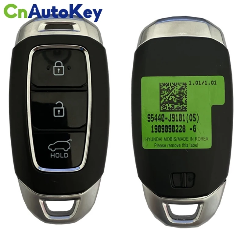 US $59.40 CN020160 Original For Hyundai Kona 2020 Smart Key 3Buttons 433MHz Part Number 95440J9101 Keyless Go