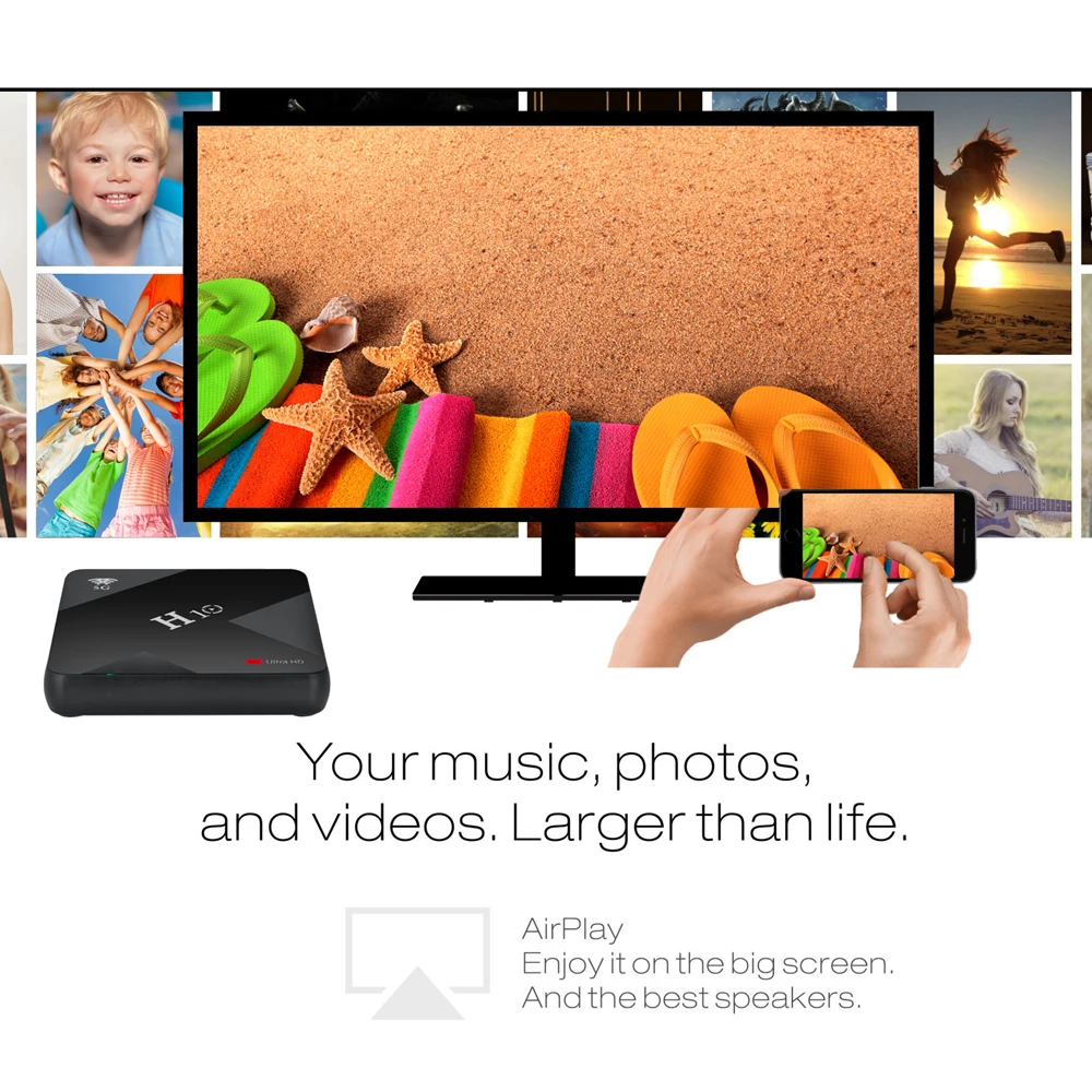 Smart TV Box Android 9.0 4K Media Player 6K HDR Allwinner H6 Quad-core 64 Bit 4GB 32GB/64GB EMMC 2.4G/5G WiFi TV box Android