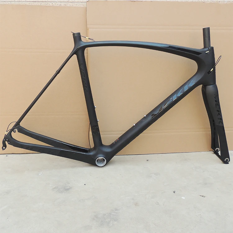 All Size 700c Matte Full Carbon Frame Tapered Headset Road Bike Frame with Ultra-light Inner Cable Carbon Bike Fork