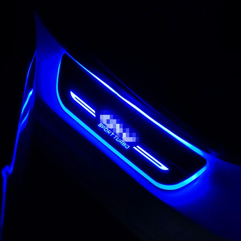 

for 17-21 Honda CRV threshold bar LED dynamic flow light hybrid CRV welcome pedal with light
