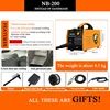 220V ONLY 3 in 1 MIG MMA Gasless Welding Machine Welder 0.5mm to 4mm thickness sheet max wire spool 1kg Light weight 5kg 1