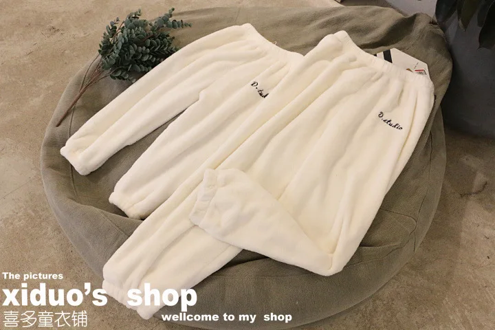 Spring New Products Girls South Korea Versitile Fashion Household Warm Pants Lazy Berber Fleece Casual Household Pants