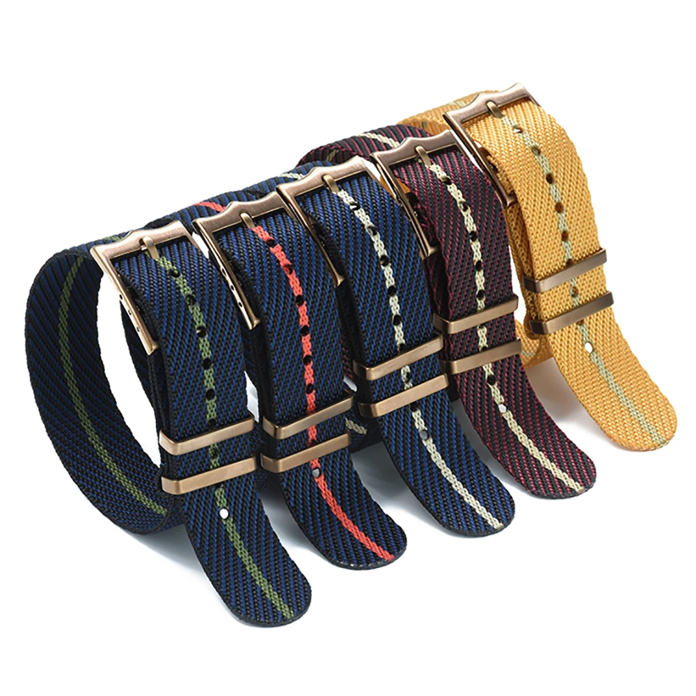A Single Pass Nato Style Special Fabric Wrist Bracelet Watch Strap 20 mm 22mm Nylon Watchband For Tudor Replace | Наручные часы