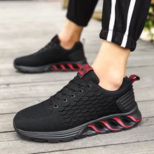 ONLYMONKEY/Модная дышащая обувь для прогулки на шнуровке, размеры 39-44, мужские кроссовки, мужские ботинки с сеткой