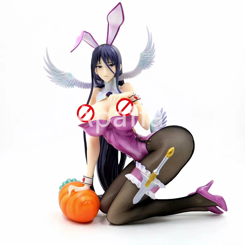 

29cm Anime BINDing Native Sexy Bunny Girl Misa Suzuhara RAITA Pure White Magical Girl PVC Action Figures Collection Model Toys