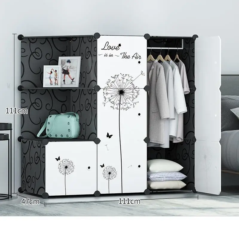 De Almacenamiento Moveis Para Casa Dressing Penderie Chambre Range Szafa Mueble мебель для спальни шкаф гардероб - Цвет: MODEL J