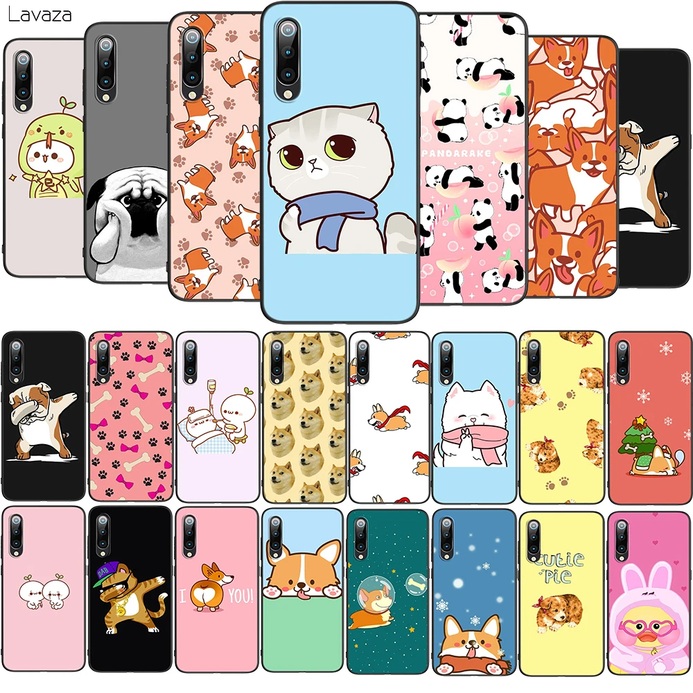 Мягкий ТПУ чехол Z57 Corgis pups для Xiaomi Redmi 6 Pro 6A 7 7A 8 8A 9 9A 9C S2 силиконовый с изображением