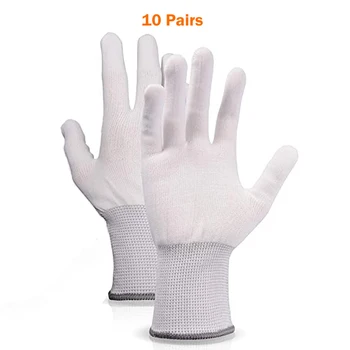 

EHDIS 10 Pairs Vinyl Car Wrap Gloves Anti-static Window Film Tint Work Gloves Carbon Fiber Sticker Film Wrapping Install Tool