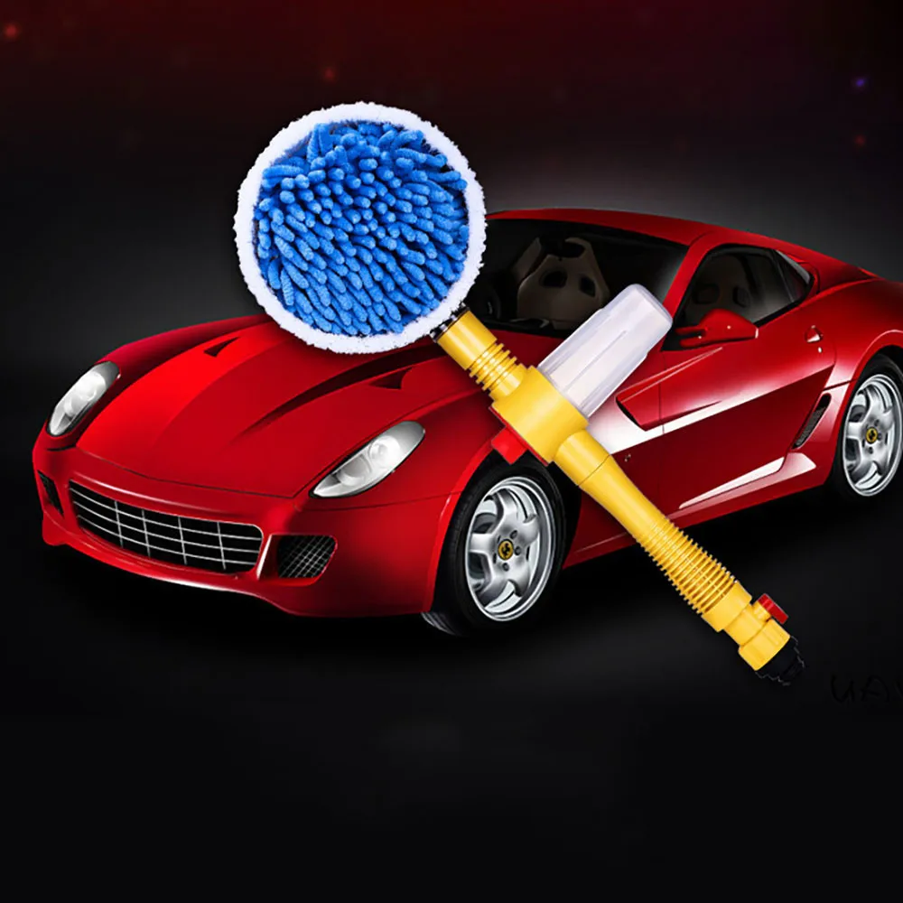 Автоматическая Автомобильная поролоновая щетка для мытья, вращающаяся Чистящая Щетка, авто вращение, автомобильный очиститель с многофункциональной чисткой