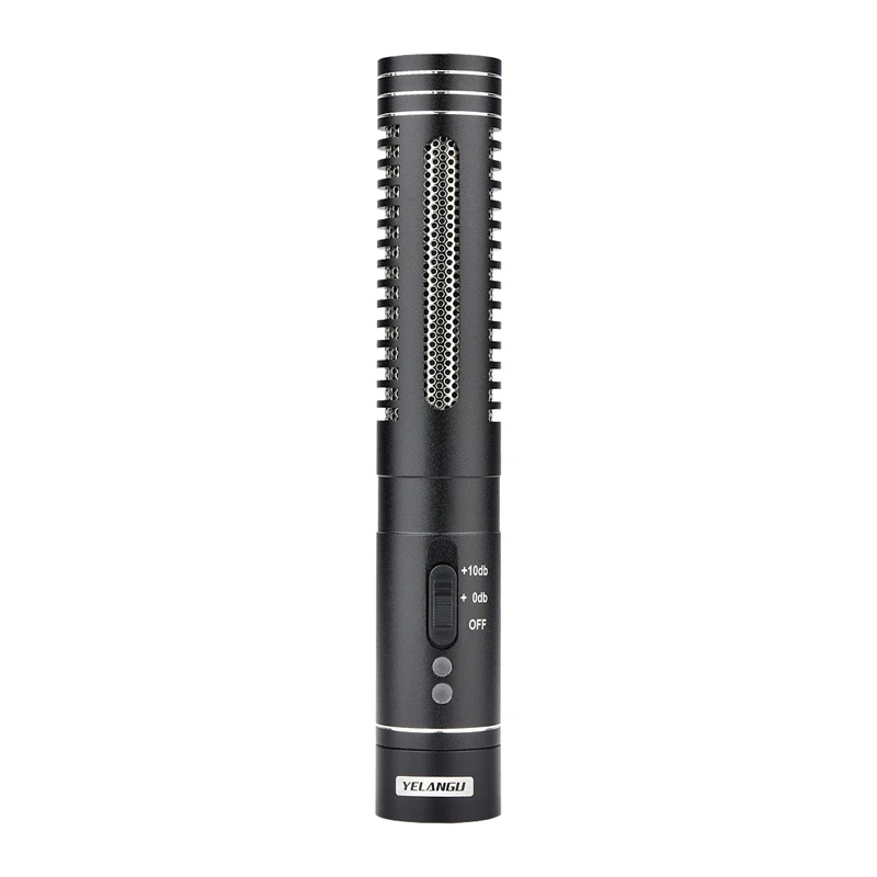 

Top YELANGU MIC05 Aluminum Alloy Professional High Performance Super Cardioid Microphone 5123KC Noise Reduction Die Technology