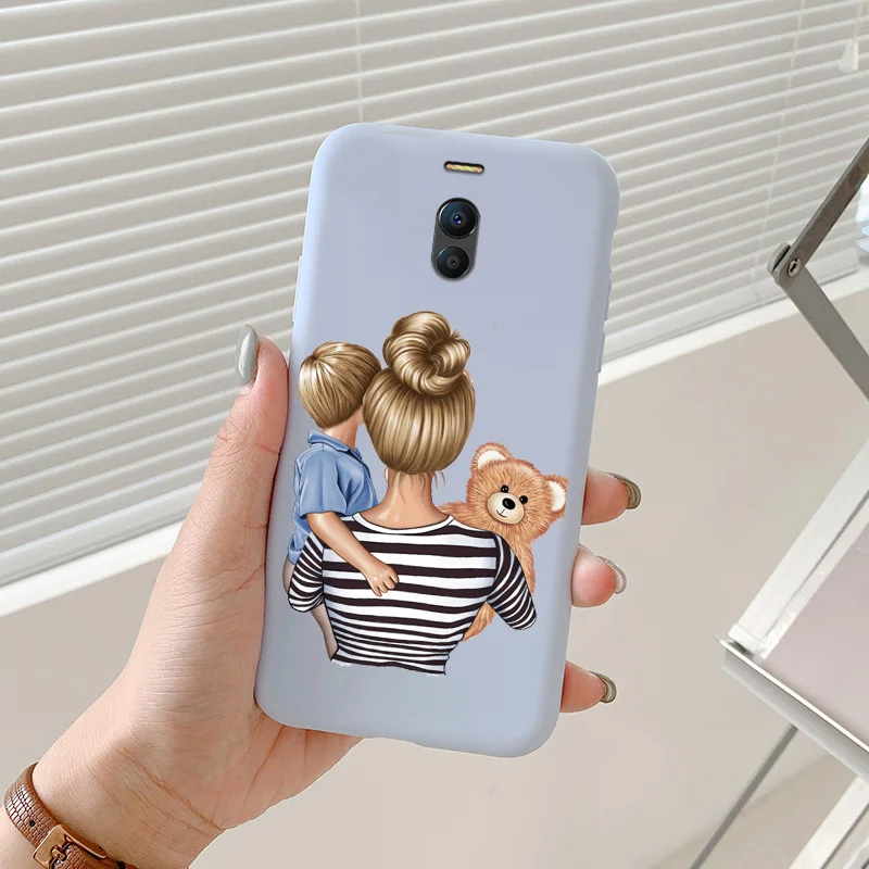 cases for meizu back For Meizu Note 3 5 6 Case Fashion Mother And Daughter Protective Shell Painted Soft Silicone Shockproof Phone Back Cover cases for meizu belt Cases For Meizu