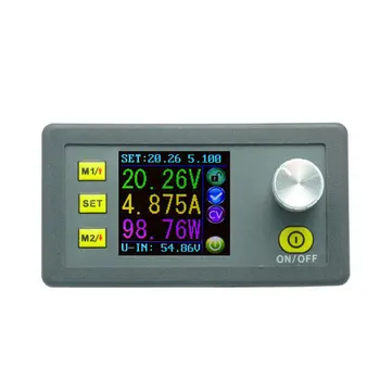 

DP50V5A Constant Voltage Current Step-down Programmable Power Supply Module Buck Voltage Converter Regulator Color LCD