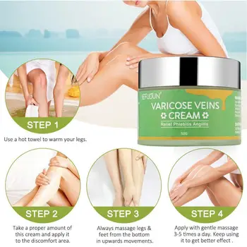 

Varicose vein cream red blood streak repair earthworm leg bruises raised pain relief safflower cream antibacterial hose
