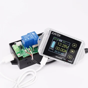 

Multifunctional DC Digital Voltage and Current Meter Wireless LCD Color Digital Display Power Meter Power Meter