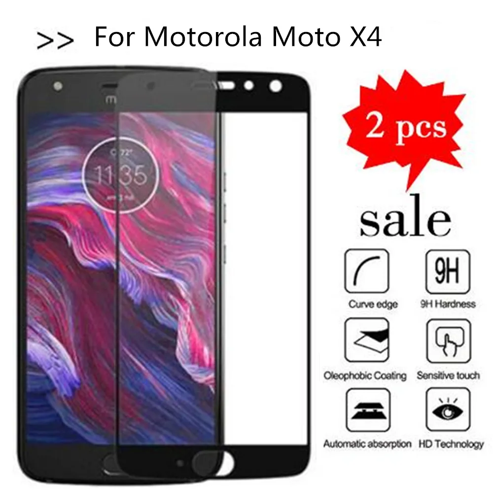 9H 2.5D Закаленное стекло для Motorola Moto x4 полное покрытие экрана Защитная пленка для мотора MotoX4 X протектор экрана