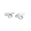 20Pcs Cloth Buttons Smooth Satin Covered Wedding Dress Back buckles Metal Shank Buttons for Tuxedo Suits Gowns Blouses Coats 4