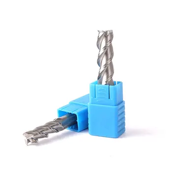 

ZGT Aluminum Endmill HRC50 3 Flute Carbide Cnc Tools Tungsten Steel Milling Cutter Aluminum Copper Wood Metal Cutter End Mill