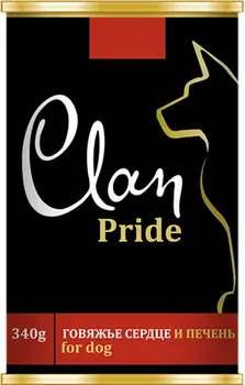 

CLAN CLAN PRIDE for adult dogs with beef heart and liver 340 g
