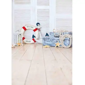 

SHENGYONGBAO Vinyl Custom Photography Prop Wood Planks theme Photo Studio Background NY-55829